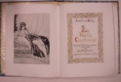 null BELLAY (joachim du) - COURBOULEIX (Léon) : La vieille Courtisane. Imp. à la...