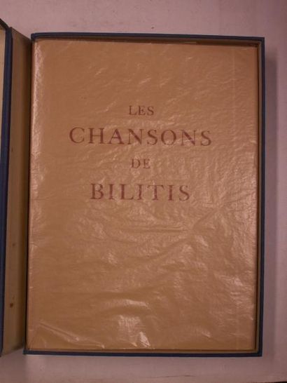 null LOUYS (Pierre) - BERQUE (Jean) : Les Chansons de Bilitis. Paris, Lallemand,...