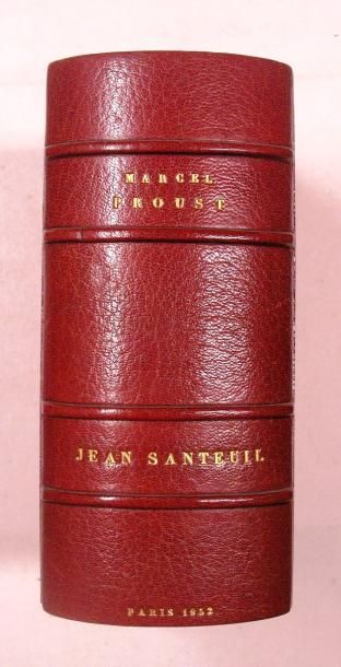 null PROUST (Marcel) : Jean Santeuil. Edition originale, Paris, Gallimard N.R.F,...