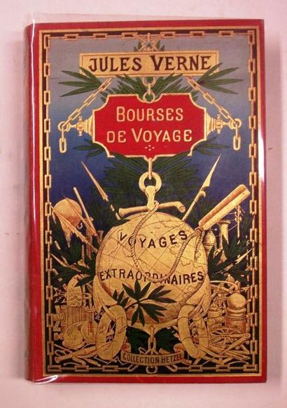 null VERNE (Jules) : Bourses de Voyage. Paris, Hetzel éditeur, s.d. (1903). Edition...