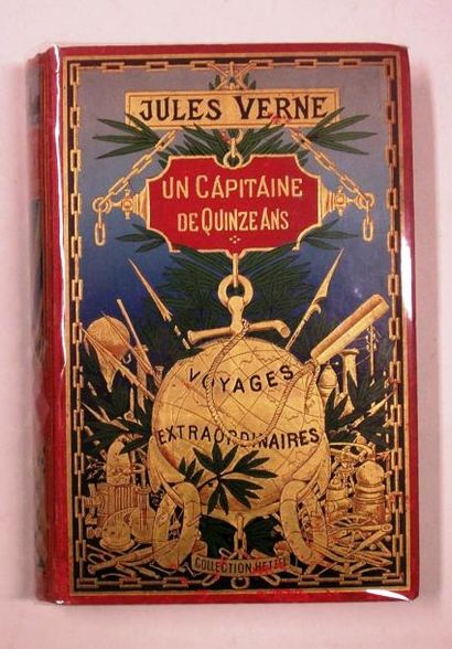 null VERNE (Jules) : Un Capitaine de Quinze Ans. Hetzel éditeur, s.d. (1895), Paris....