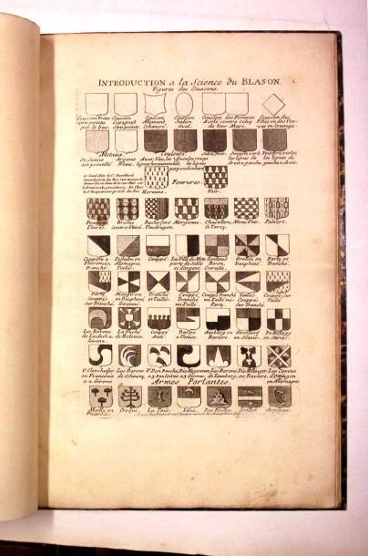 null CHEVILLARD (Jean) : Introduction à la Science du Blason. 16 planches de gravures...
