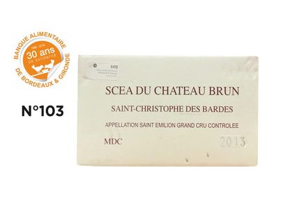 null 2013- Ch. Brun Gd Cru St-Emilion 6 Magnums 