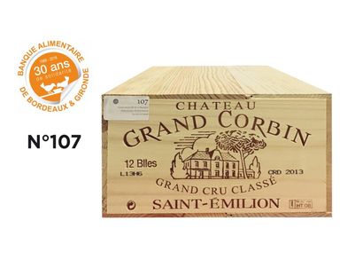 null 2013- Ch. Grand Corbin St-Emilion Gd Cru Classé 12 B/lles