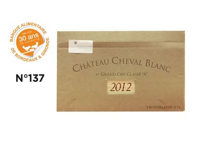null 2012- Ch. Cheval-Blanc 1er Gd Cru Classé St-Emilion A 6 B/lles