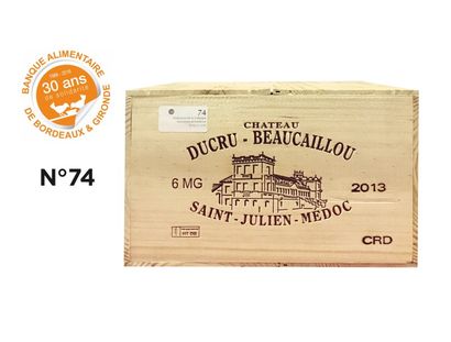 null 2013- Ch. Ducru Beaucaillou Gd Cru Classé St-Julien 6 Magnums