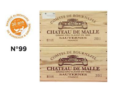 null 2013- Ch. de Malle Gd Cru Classé Sauternes 12 B/lles