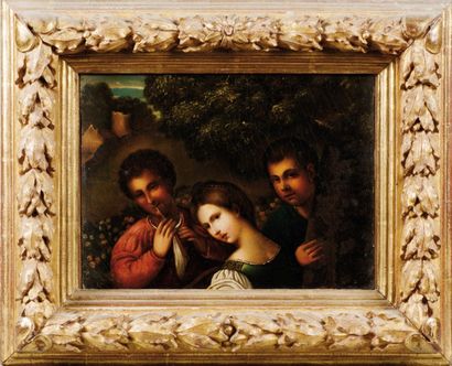 null DANS LE GOÛT DE GIORGIONE 

Les musiciens

Toile. 23, 5 x 32,5 cm