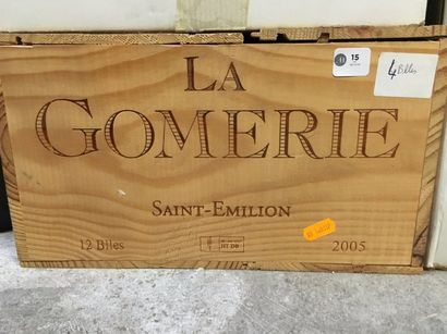 null 15 / 2005- Château La Gomerie - 4 B/lles - St-Emilion Gd Cru