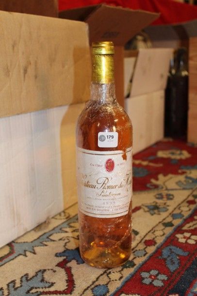 null 179 / 1995- Château Romer du Hayot, Sauternes, - 1 B/lle étiquette abimée -...