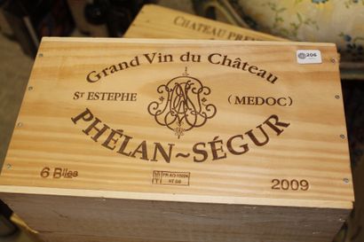 null 206 / 2009 - Château Phelan ségur, Saint Estephe - 6 B/lles - St-Estèphe