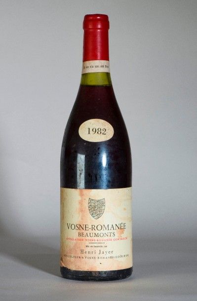 null 224 / Henri Jayer Vosne Romanée – Beaumonts, Bourgogne – 1982 – 1 B/lle - étiqu....