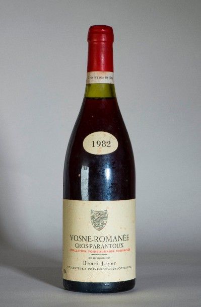 null 226 / Henri Jayer Vosne Romanée – Cros Parantoux, Bourgogne – 1982 – 1 B/lle...