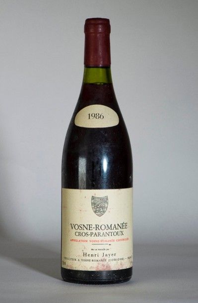 null 230 / Henri Jayer Vosne Romanée – Cros Parantoux, Bourgogne – 1986 – 1 B/lle...