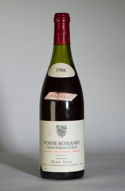 null 233 / Henri Jayer Vosne Romanée – Cros Parantoux, Bourgogne – 1988 – 1 B/lle...