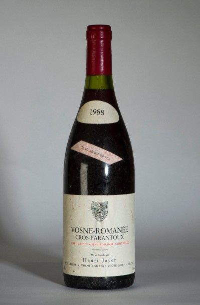 null 235 / Henri Jayer Vosne Romanée – Cros Parantoux, Bourgogne – 1988 – 1 B/lle...
