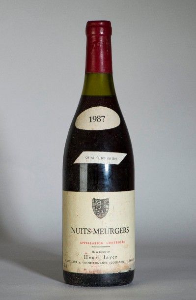 null 266 / Henri Jayer Vosne Romanée – Nuits Meurgers, Bourgogne – 1987 – 1 B/lle...