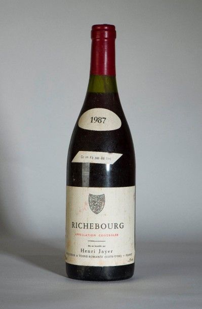 null 282 / Henri Jayer Vosne Romanée – Richebourg, Bourgogne – 1987 – 1 B/lle - Etiq....