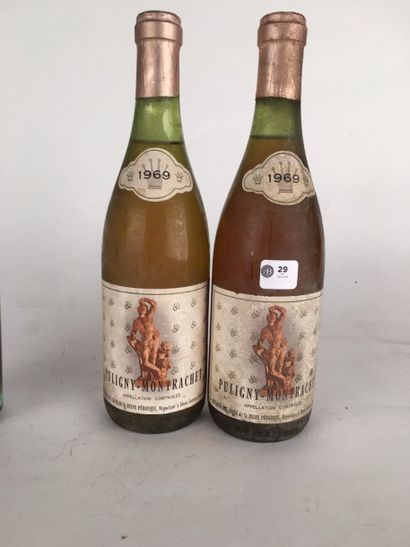 null 29 / 1969- Puliggny Montrachet - 2 B/lles - Bourgogne