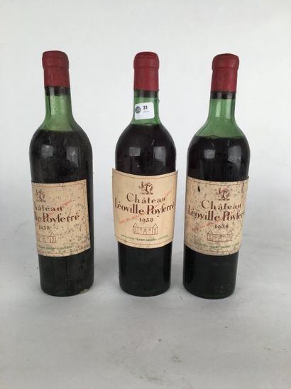 null 31 / 1938 - Château Leoville Poyferré, St Julien - 1 B/lle + 2 basses - Saint...