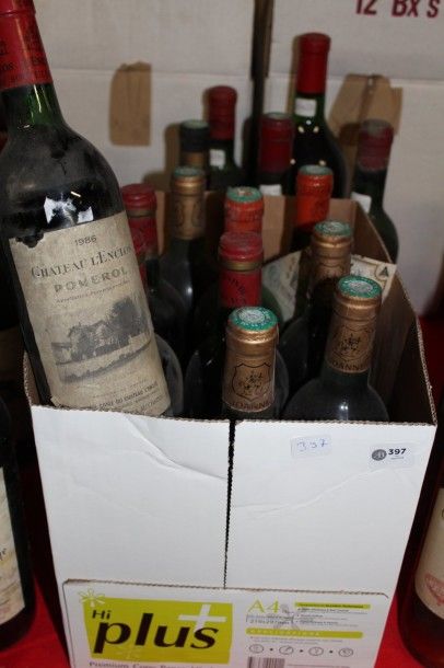null 397 / Chevalier de Védrines - 1975 Bordeaux - 4 blles 75 cl 

 Côtes de Buzet...