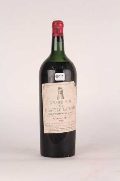 null 432 / 1955 - Château Latour, Pauillac - 1 Mag legt bas - 