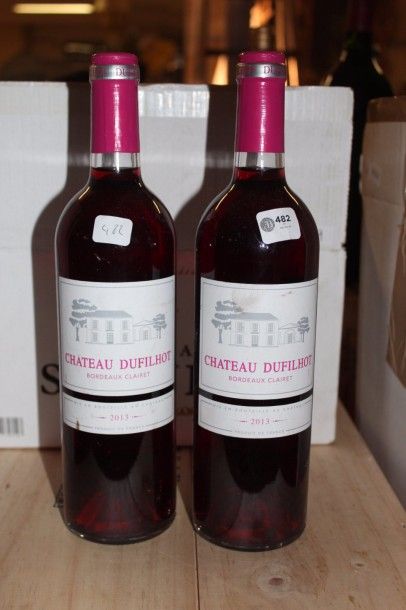 null 482 / Château Dufilhot Bordeaux clairet - 2013 - 2 - Côtes de Bordeaux