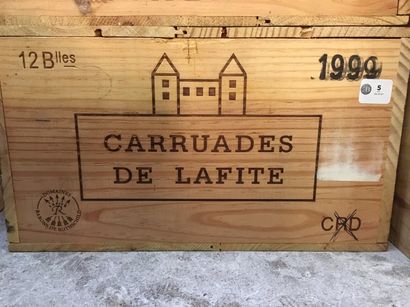 null 5 / 1999 - Carruades de Château Lafite - 12 B/lles - Pauillac