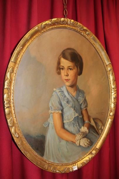 null François Maurice ROGANEAU (1883-1973)

Portrait de jeune fille

Huile sur toile...