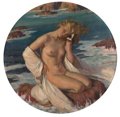 null François Maurice ROGANEAU (1883-1973) 

La baigneuse au coquillage

Huile sur...