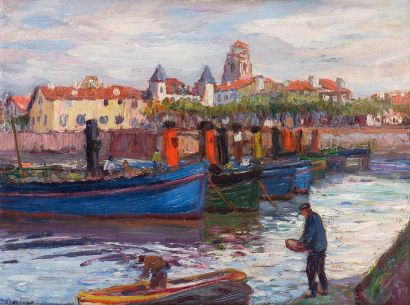 null Louis FLOUTIER (1882-1936)

Le port de Saint-Jean-de-Luz

Huile sur panneau,...
