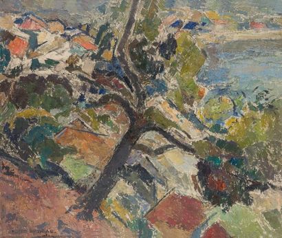 null Roger MATHIAS (1884-1971)

Paysage au dessus de la baie

Huile sur panneau,...