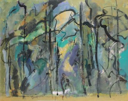 null Edmond BOISSONNET (1906-1995)

Forêt

Gouache sur papier signé en bas à gauche...