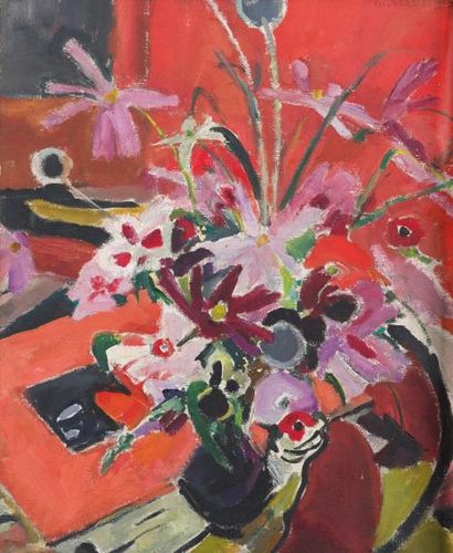 null Mildred BENDALL (1891-1977)

Bouquet de fleurs

Huile sur toile, signée en haut...