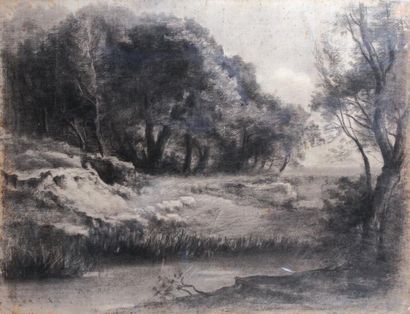 null Louis-Augustin AUGUIN (1824-1903) 

Paysage avec rochers, Saintonge

Etude pour...