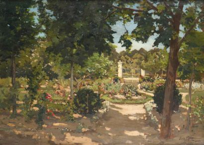 Louis-Alexandre CABIE(1854-1939)

Le parc

Huile...