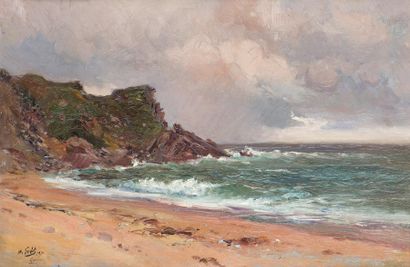 null Marius GUEIT (1877-1956)

Plage, Guéthary, 1921

Huile sur panneau, signée,...