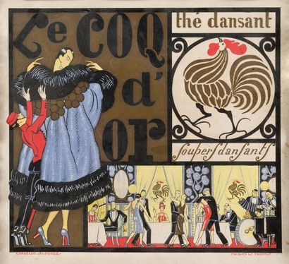 null Jacques LE TANNEUR (1887-1935)

Projet de panneau publicitaire pour le "Coq...