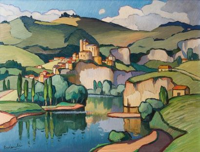 null Gaston BALANDE (1880-1971)

Village de Saint-Circq Lapopie

Huile sur toile,...