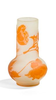 null EMILE GALLE (1846 - 1904)

Vase soliflore à haut col cylindrique en verre multicouche...