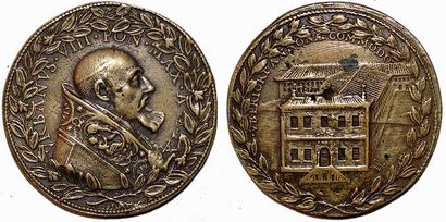null URBAIN VIII (1623-1644) Bronze. 45mm. 1642.Par Gaspare Molo. Souvenir du nouveau...
