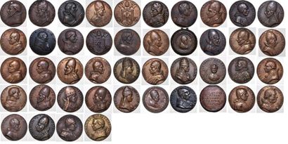Série de Médailles de Restitution des Papes...