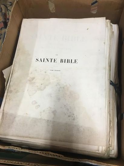DORÉ(Gustave) : La Sainte Bible. En livraisons...