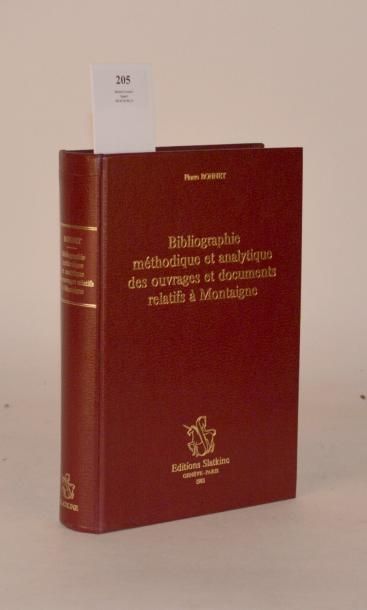 null BONNET (Pierre) Bibliographie méthodique et analytique des ouvrages et documents...