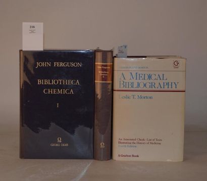 null FERGUSON (John) Bibliotheca Chemica. Hildesheim, New York, Georg Olms Verlag,...