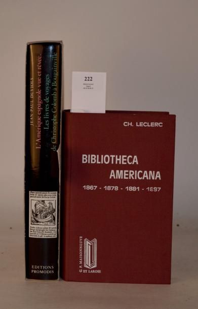 LECLERC (Charles) Bibliotheca americana....