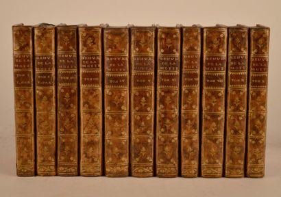 null HOUDAR de LA MOTTE Œuvres. Paris, Prault, 1754.

10 tomes en 11 volumes in-12,...
