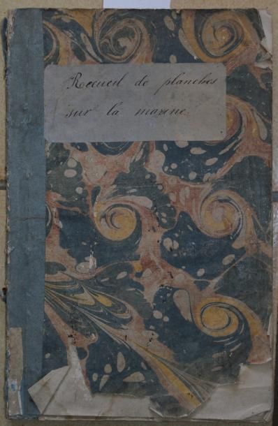 null MARINE - ENCYCLOPÉDIE Planches de l'encyclopédie - Marine - Extrait de recueil...