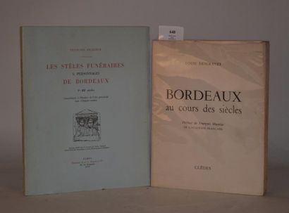 null DESGRAVES (Louis) Bordeaux au cours des siècles. Bordeaux, Clèdes, 1954.

Grand...