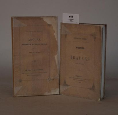null LACOU (Jean) Amours, regrets et souvenirs, poésies. Bordeaux, Gazay, 1845.

In-8...